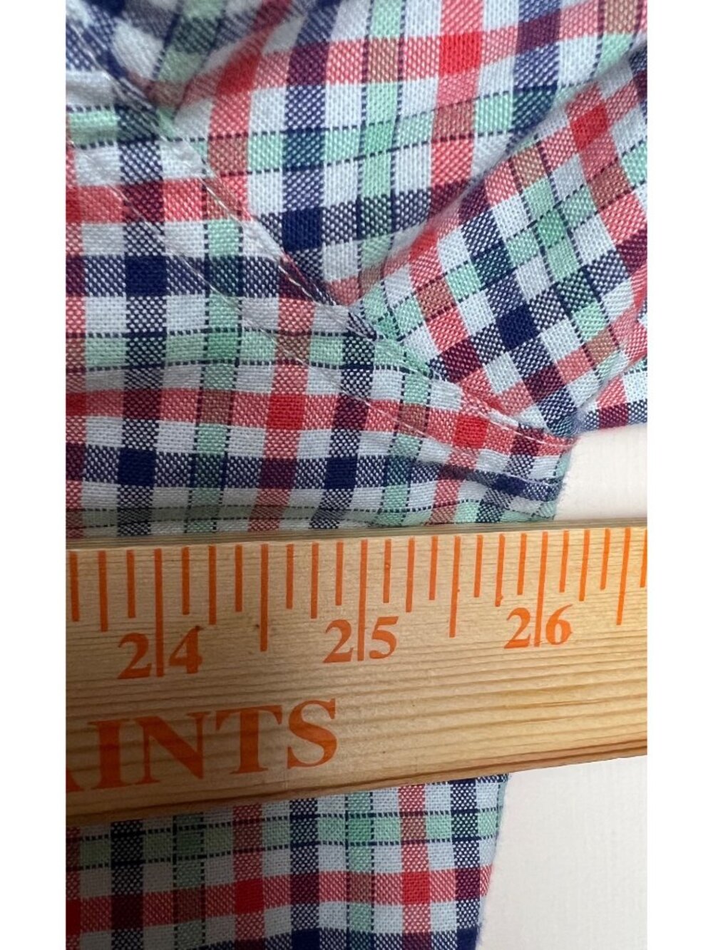 Chaps Racing Red Plaid Shirt - Picture 5 of 10